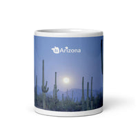 tsgabrielle® • Arizona 🌵 - À Noite • Caneca Brilhante • Cerâmica • 325 ml