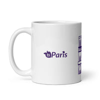 tsgabrielle® • Paris - Catedral de Notre-Dame • Caneca Brilhante • Branca • Cerâmica • 3 Tamanhos