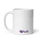 tsgabrielle® • Paris - La Tour Eiffel • Caneca Brilhante • Branca • Cerâmica • 11 oz