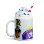 371 - tsgabrielle® • Good Vibes Only • Caneca Brilhante • Preta • Cerâmica • 3 Tamanhos