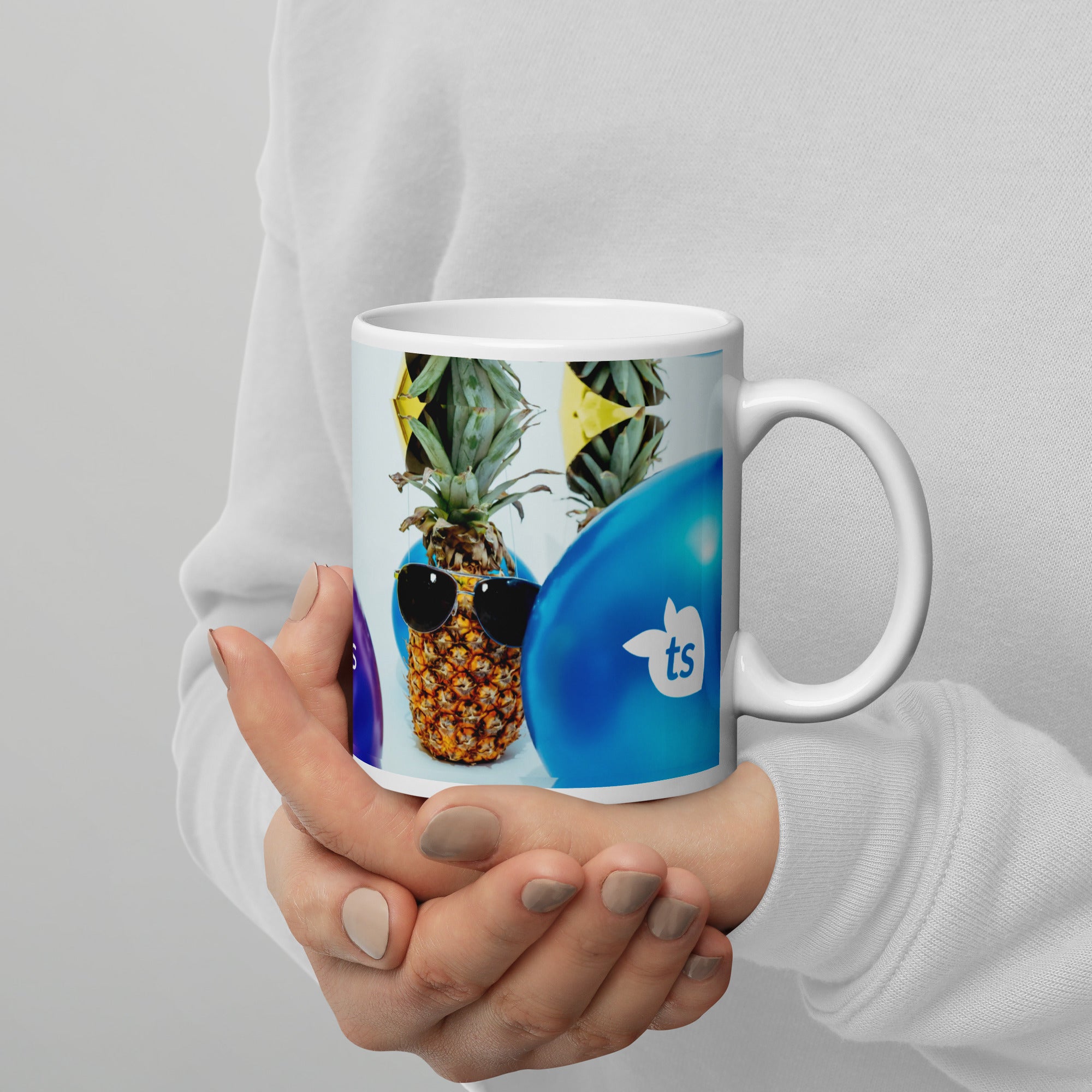 371 - tsgabrielle® • Good Vibes Only • Caneca Brilhante • Preta • Cerâmica • 3 Tamanhos