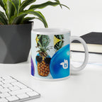 371 - tsgabrielle® • Good Vibes Only • Caneca Brilhante • Preta • Cerâmica • 3 Tamanhos