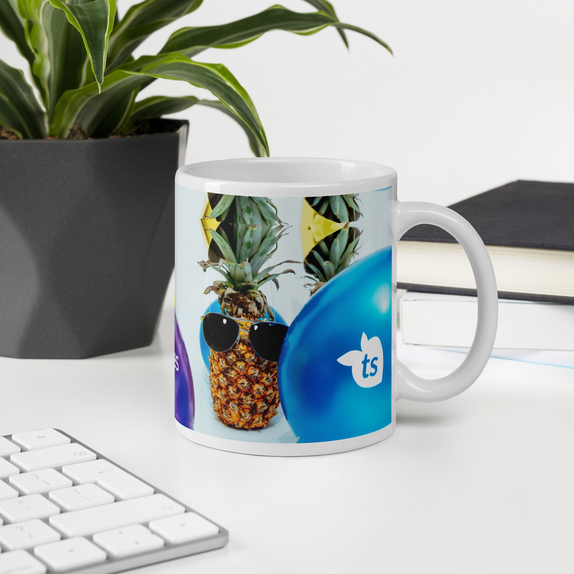371 - tsgabrielle® • Good Vibes Only • Caneca Brilhante • Preta • Cerâmica • 3 Tamanhos