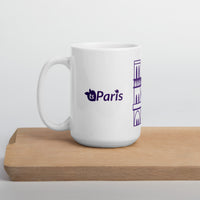 tsgabrielle® • Paris - Catedral de Notre-Dame • Caneca Brilhante • Branca • Cerâmica • 3 Tamanhos