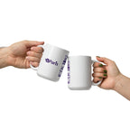 tsgabrielle® • Paris - Catedral de Notre-Dame • Caneca Brilhante • Branca • Cerâmica • 3 Tamanhos