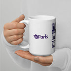 tsgabrielle® • Paris - Catedral de Notre-Dame • Caneca Brilhante • Branca • Cerâmica • 3 Tamanhos