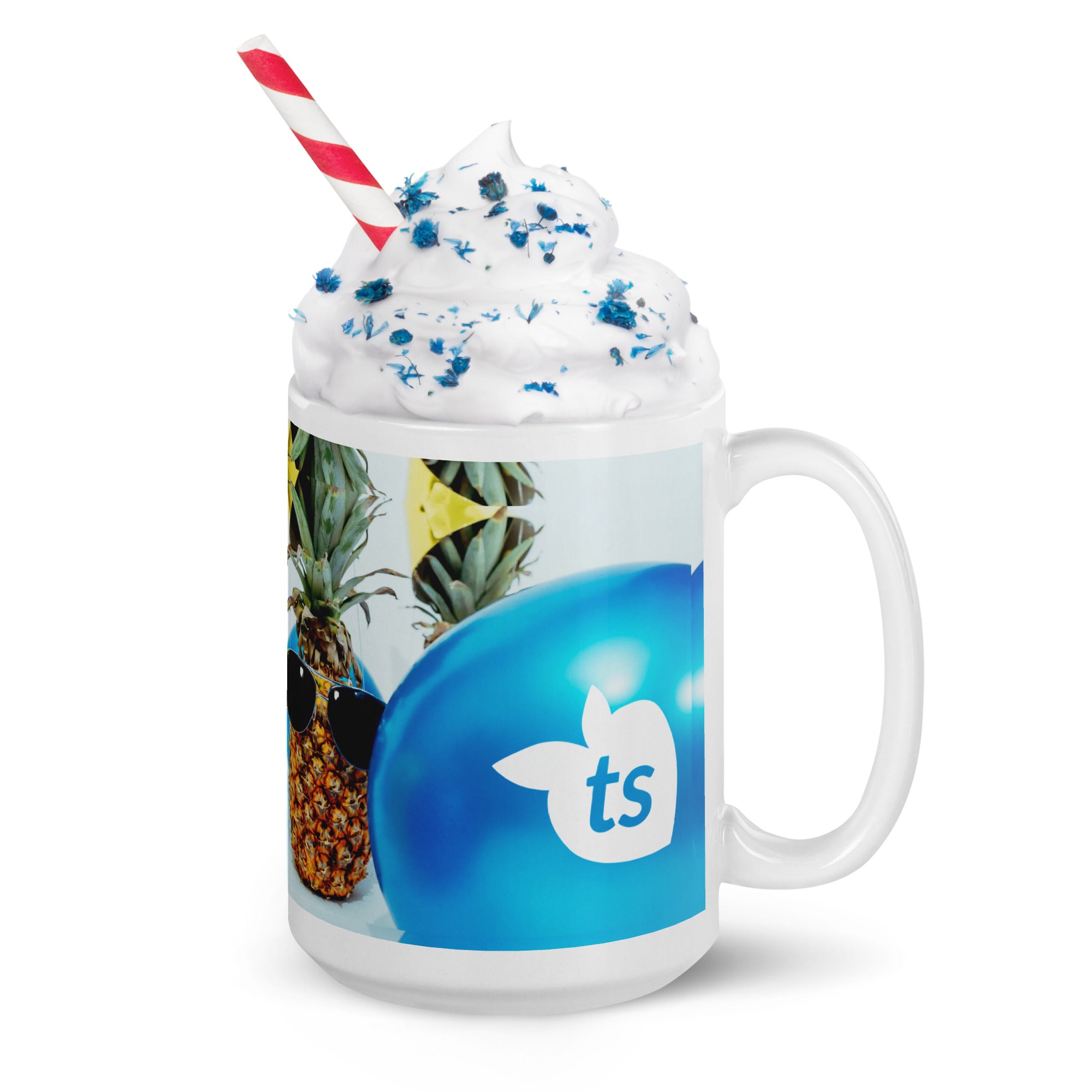 371 - tsgabrielle® • Good Vibes Only • Caneca Brilhante • Preta • Cerâmica • 3 Tamanhos