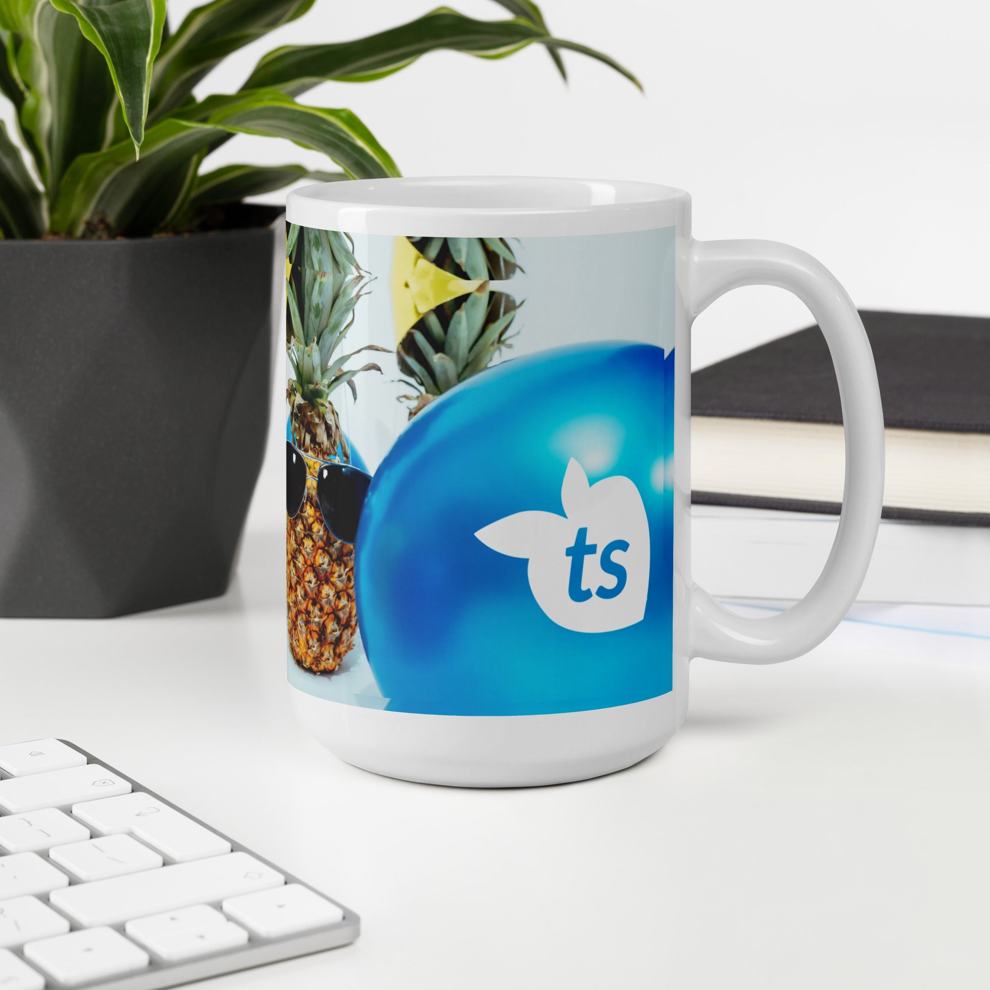 tsgabrielle® • Good Vibes Only • Caneca Brilhante • Preta • Cerâmica • 3 Tamanhos