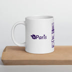 tsgabrielle® • Paris - Catedral de Notre-Dame • Caneca Brilhante • Branca • Cerâmica • 3 Tamanhos