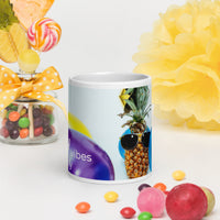 tsgabrielle® • Good Vibes Only • Caneca Brilhante • Preta • Cerâmica • 3 Tamanhos