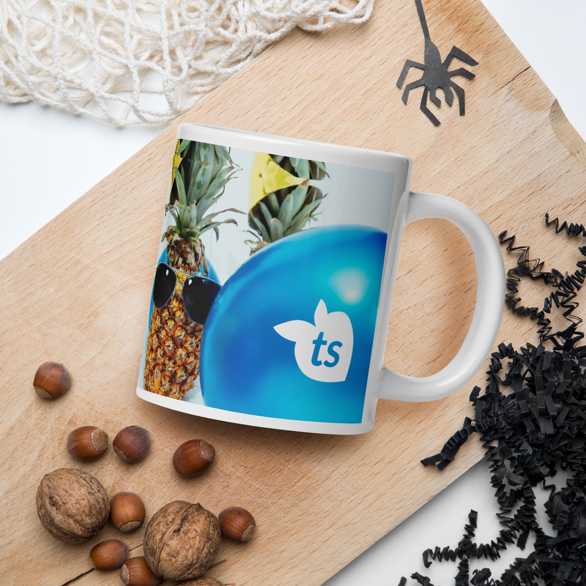 371 - tsgabrielle® • Good Vibes Only • Caneca Brilhante • Preta • Cerâmica • 3 Tamanhos