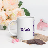 tsgabrielle® • Paris - Catedral de Notre-Dame • Caneca Brilhante • Branca • Cerâmica • 3 Tamanhos
