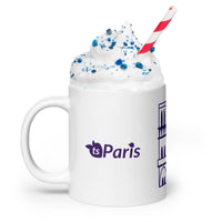 tsgabrielle® • Paris - Catedral de Notre-Dame • Caneca Brilhante • Branca • Cerâmica • 3 Tamanhos