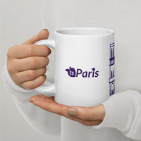 tsgabrielle® • Paris - Catedral de Notre-Dame • Caneca Brilhante • Branca • Cerâmica • 3 Tamanhos