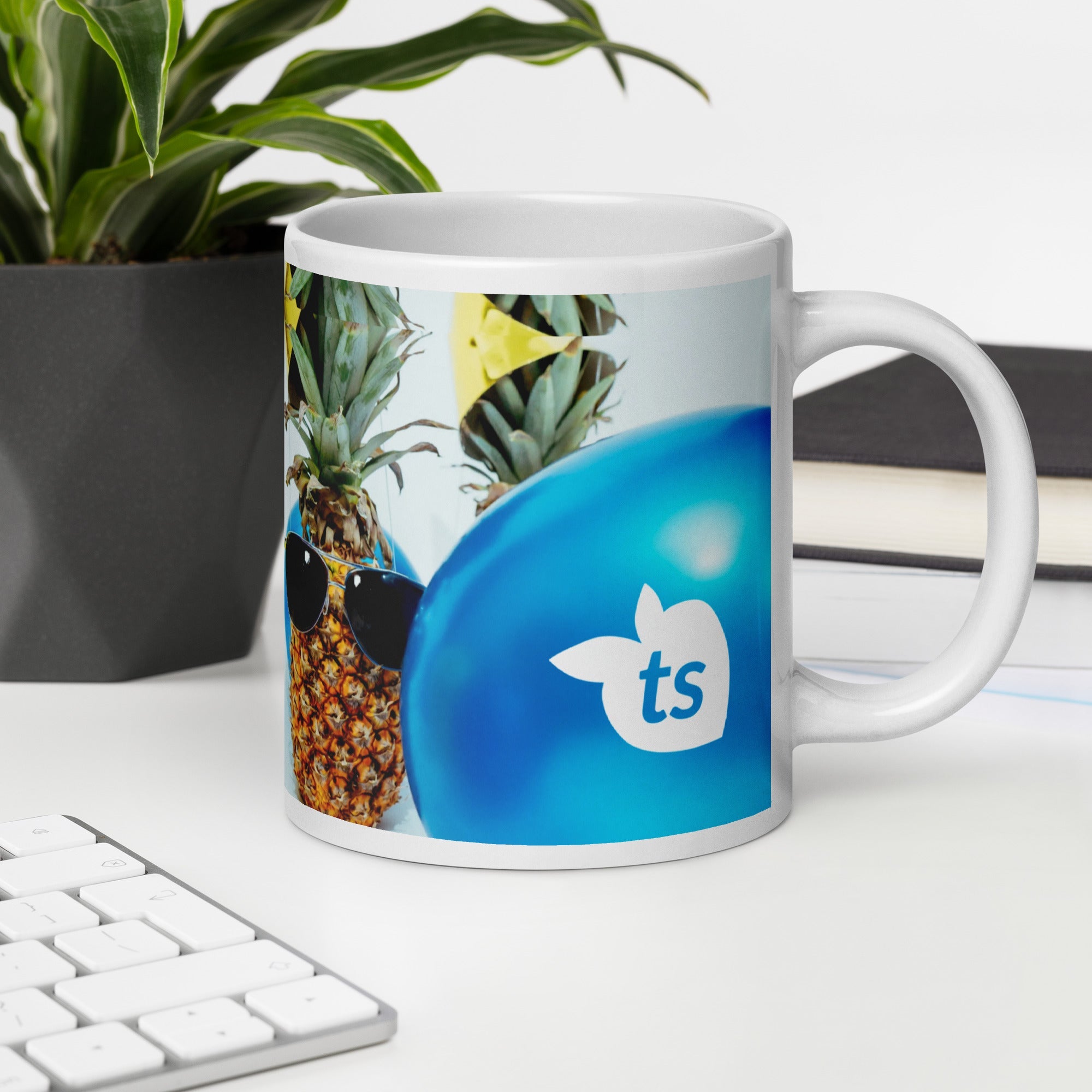 tsgabrielle® • Good Vibes Only • Caneca Brilhante • Preta • Cerâmica • 3 Tamanhos